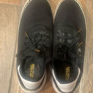 Michael Kors Womens Black Sneakers